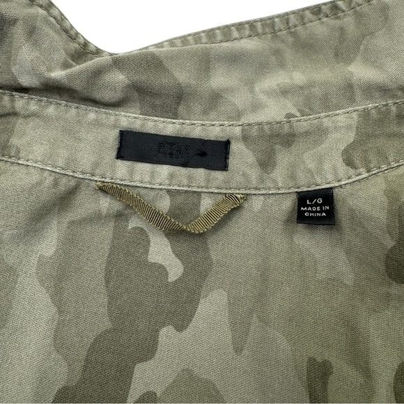 ATM Sage Green Camouflage Large Denim Jacket - Picture 6 of 14